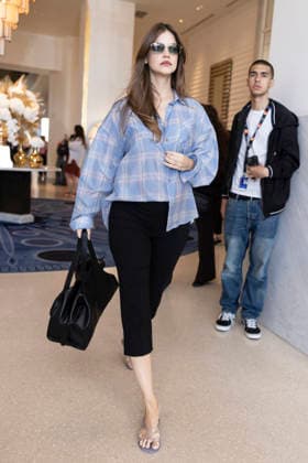Cannes Barbara Palvin exits Martinez MP Cannes, France- May 16: Barbara Palvin arrives to Hotel Martinez during 79th Festival of Cannes, on May 16, 2026 in Cannes, France. Photo by Marco Piovanotto Abacapress.com Cannes France  Copyright: xPiovanottoxMarco ABACAx
