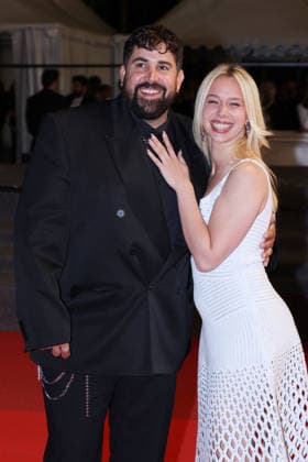 Cannes - Jim Queen Red Carpet JD Artus Solaro and Kim Higelin attend the screening of the film Jim Queen during the 79th annual Cannes Film Festival at Palais des Festivals on May 17, 2026 in Cannes, France. Photo by Jerome Domine ABACAPRESS.COM Cannes France  Copyright: xDominexJerome ABACAx