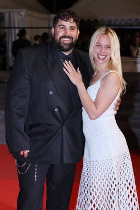 Cannes - Jim Queen Red Carpet JD Artus Solaro and Kim Higelin attend the screening of the film Jim Queen during the 79th annual Cannes Film Festival at Palais des Festivals on May 17, 2026 in Cannes, France. Photo by Jerome Domine ABACAPRESS.COM Cannes France  Copyright: xDominexJerome ABACAx