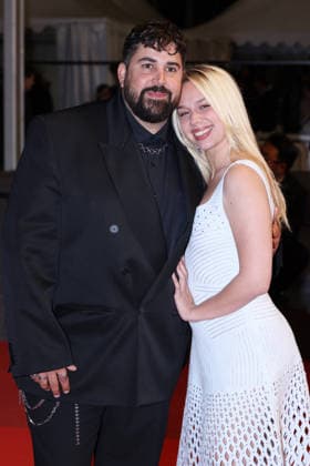 Cannes - Jim Queen Red Carpet JD Artus Solaro and Kim Higelin attend the screening of the film Jim Queen during the 79th annual Cannes Film Festival at Palais des Festivals on May 17, 2026 in Cannes, France. Photo by Jerome Domine ABACAPRESS.COM Cannes France  Copyright: xDominexJerome ABACAx