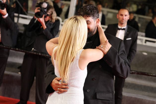 Cannes - Jim Queen Red Carpet JD Artus Solaro and Kim Higelin attend the screening of the film Jim Queen during the 79th annual Cannes Film Festival at Palais des Festivals on May 17, 2026 in Cannes, France. Photo by Jerome Domine ABACAPRESS.COM Cannes France  Copyright: xDominexJerome ABACAx