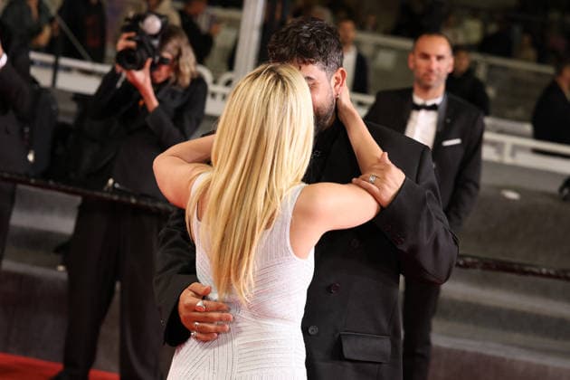Cannes - Jim Queen Red Carpet JD Artus Solaro and Kim Higelin attend the screening of the film Jim Queen during the 79th annual Cannes Film Festival at Palais des Festivals on May 17, 2026 in Cannes, France. Photo by Jerome Domine ABACAPRESS.COM Cannes France  Copyright: xDominexJerome ABACAx