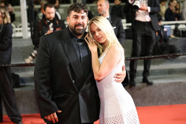 Cannes - Jim Queen Red Carpet JD Artus Solaro and Kim Higelin attend the screening of the film Jim Queen during the 79th annual Cannes Film Festival at Palais des Festivals on May 17, 2026 in Cannes, France. Photo by Jerome Domine ABACAPRESS.COM Cannes France  Copyright: xDominexJerome ABACAx