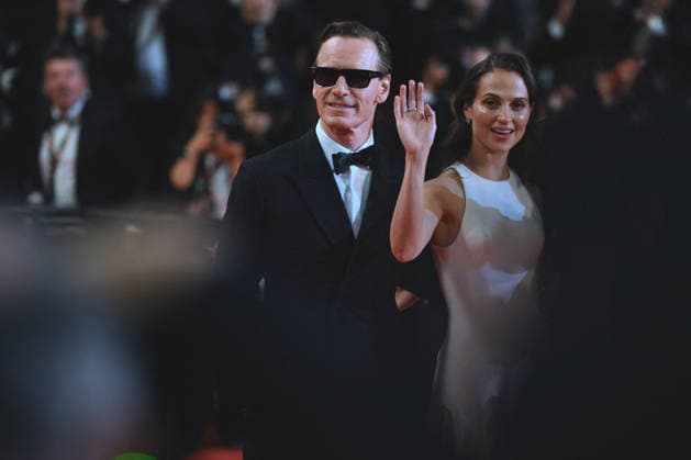 Cannes Hope red carpet. FC Alicia Vikander and Michael Fassbender attends the Hope screening during the 79th annual Cannes Film Festival at Palais des Festivals on May 17, 2026 in Cannes, France. Photo by Franck Castel ABACAPRESS.COM Cannes  Copyright: xCastelxFranck ABACAx