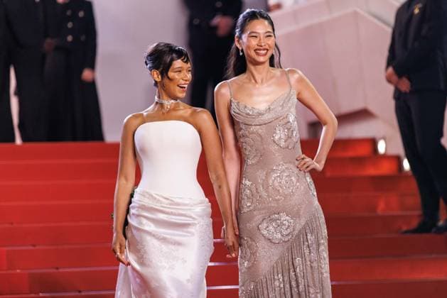 Red carpet of HOPE at the 79th Cannes Film Festival in Cannes, France - 17 May 2026 Taylor Russell and Hoyeon attend the red carpet of Hope at the 79th Cannes Film Festival. Cannes France Copyright: xMarcoxBaradax xSOPAxImagesx 20260517_RED CARPET GARANCE-28