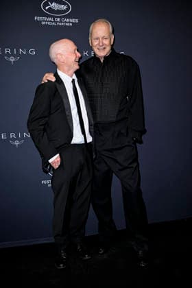 79th Cannes Film Festival Kering Women In Motion Awards Dinner - Backdrop Place de la Castre- Cannes, France Paul Laverty;Stellan Skarsgard 79th Cannes Film Festival Kering Women In Motion Awards Dinner - Backdrop Place de la Castre- Cannes, France 17th May 2026 SGPItalia id 134688_076 *Not Exclusive  Copyright: xMAXxMONTINGELLI SGPx