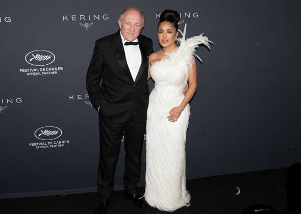 79ème Festival International du Film de Cannes 79th International Cannes Film Festival Soirée Women in Motion 456283 2026 05 17 Cannes France Pinault, François Henri Hayek, Salma  Copyright: xEstellexCarlierx xStarfacex STAR_456283_029