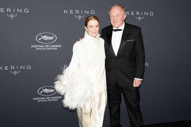 79ème Festival International du Film de Cannes 79th International Cannes Film Festival Soirée Women in Motion 456283 2026 05 17 Cannes France Moore, Julianne Pinault, François Henri  Copyright: xEstellexCarlierx xStarfacex STAR_456283_078