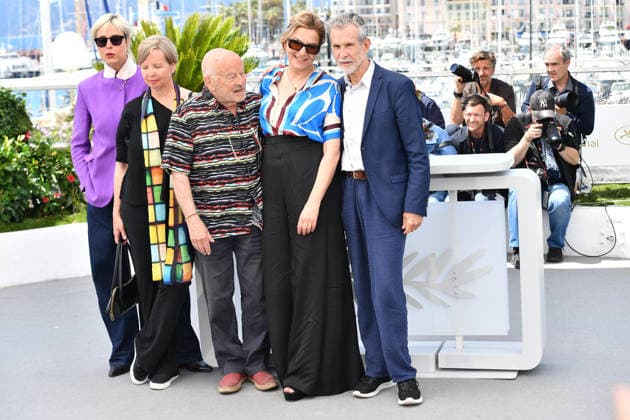 Susanne Wolff , Jenny Erpenbeck, Volker Schlöndorff, Martina Gedeck, Ulrich Matthes beim Photocall HEIMSUCHUNG in Cannes am 17.05.2026