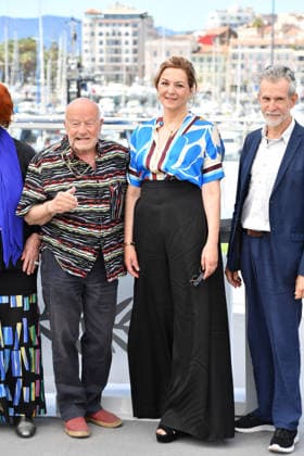 Volker Schlöndorff, Martina Gedeck beim Photocall HEIMSUCHUNG in Cannes am 17.05.2026