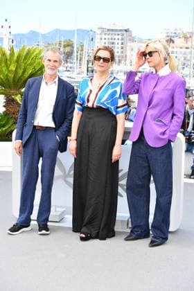 Ulrich Matthes, Martina Gedeck und Susanne Wolff beim Photocall HEIMSUCHUNG in Cannes am 17.05.2026