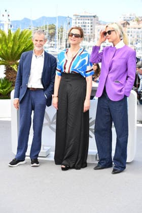 Ulrich Matthes, Martina Gedeck und Susanne Wolff beim Photocall HEIMSUCHUNG in Cannes am 17.05.2026