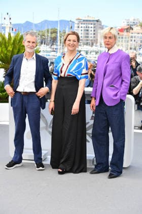 Ulrich Matthes, Martina Gedeck und Susanne Wolff beim Photocall HEIMSUCHUNG in Cannes am 17.05.2026