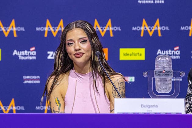 17.05.2026, Vienna. The winner of Eurovision 2026 is Bulgaria - DARA with the song Bangaranga . Press conference. Photo: Rasmus Rebase, Postimees Vienna Bundesland Austria 1RR17MAY26B10  Copyright: xRasmusxRebasex Dara