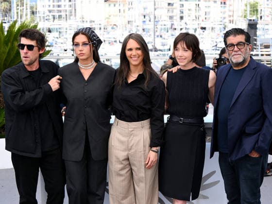 IPA84822137 - Cannes, 79th Cannes Film Festival 2026, day 7. Photocall by Garance Pictured: Hugo Selignac, Adele Exarchopoulos, Jeanne Herry, Sara Giraudeau and Alain Attal  Copyright: xAlbertoxTerenghix xPoolxPhotoxEventsx07x 84822137