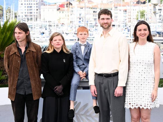 IPA84823087 - Cannes, 79th Cannes Film Festival 2026, day 7. Photocall by Vesna Pictured: Rostislav Kirpicenko, Anastasiia Pustovit, Bartas Å½danoviÄius, KÄ™stutis CicÄ—nas  Copyright: xAlbertoxTerenghix xPoolxPhotoxEventsx07x 84823087