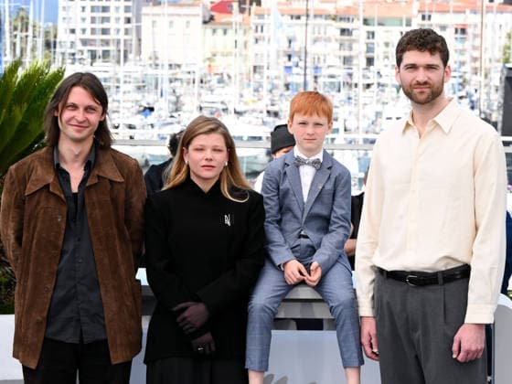 IPA84823100 - Cannes, 79th Cannes Film Festival 2026, day 7. Photocall by Vesna Pictured: KÄ™stutis CicÄ—nas, Bartas Å½danoviÄius, Anastasiia Pustovit and Rostislav Kirpicenko  Copyright: xAlbertoxTerenghix xPoolxPhotoxEventsx07x 84823100