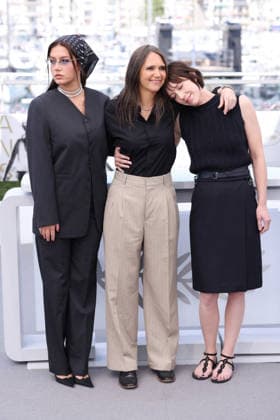 Cannes - Garance Photocall JD CAPTION AND HEADLINE CORRECTION - Adèle Exarchopoulos, Jeanne Herry and Sara Giraudeau attend the photocall of the film Garance during the 79th annual Cannes Film Festival at Palais des Festivals on May 18, 2026 in Cannes, France. Photo by Jerome Domine ABACAPRESS.COM Cannes France  Copyright: xDominexJerome ABACAx