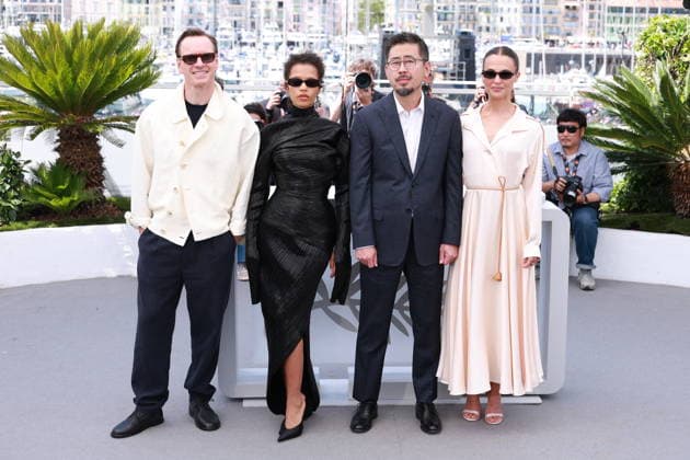Cannes - Hope Photocall JD Michael Fassbender, Taylor Russell, Na Hong-jin and Alicia Vikander attend the photocall of the film Hope during the 79th annual Cannes Film Festival at Palais des Festivals on May 18, 2026 in Cannes, France. Photo by Jerome Domine ABACAPRESS.COM Cannes France  Copyright: xDominexJerome ABACAx