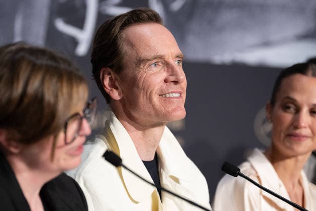 Cannes Hope Press Conference NG Michael Fassbender and Alicia Vikander attending the Press Conference for ‘Hope’ in Cannes at Palais Des Festivals in Cannes, France on May 18 2026 as part of the 79th Cannes Film Festival. Photo by Nicolas Genin ABACAPRESS.COM Cannes France  Copyright: xGeninxNicolas ABACAx