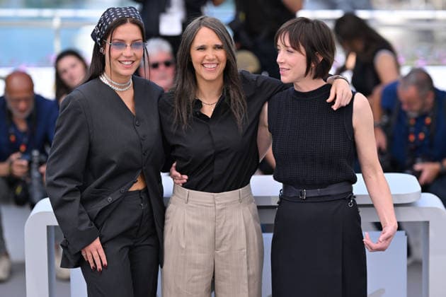 79th Cannes Film Festival: Garance (Another Day) photocall CANNES, FRANCE - MAY 18: (L to R) French actress Adele Exarchopoulos, French screenwriter Jeanne Herry and French actress Sara Giraudeau pose during a photocall for the film Garance (Another Day) at the 79th edition of the Cannes Film Festival in Cannes, France on May 18, 2026. Mustafa Yalcin Anadolu Cannes France. Editorial use only. Please get in touch for any other usage.  Copyright: x2026xAnadoluxMustafaxYalcinx