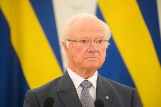 Sweden’s King Carl XVI Gustaf and Queen Silvia are on an official visit in Vilnius, Lithuania - 18 MAY 2026. Sweden’s King, Carl XVI Gustaf seen during the meeting with the Lithuanian President, Gitanas Nauseda at Presidential Palace. Sweden’s King Carl XVI Gustaf and Queen Silvia are on an official visit to Lithuania. On Monday, they met with Lithuanian President Gitanas Nauseda and First Lady Diana Nausediene at the Presidential Palace in Vilnius. Vilnius Lithuania Copyright: xYauhenxYerchakx xSOPAxImagesx king_and_queen_of_sweden_vilnius_4669