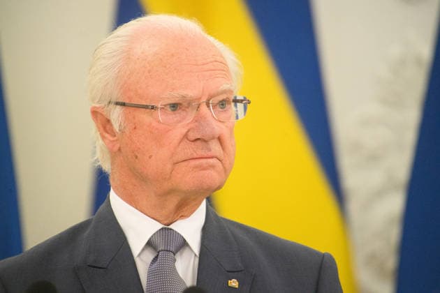 Sweden’s King Carl XVI Gustaf and Queen Silvia are on an official visit in Vilnius, Lithuania - 18 MAY 2026. Sweden’s King, Carl XVI Gustaf seen during the meeting with the Lithuanian President, Gitanas Nauseda at Presidential Palace. Sweden’s King Carl XVI Gustaf and Queen Silvia are on an official visit to Lithuania. On Monday, they met with Lithuanian President Gitanas Nauseda and First Lady Diana Nausediene at the Presidential Palace in Vilnius. Vilnius Lithuania Copyright: xYauhenxYerchakx xSOPAxImagesx king_and_queen_of_sweden_vilnius_4699