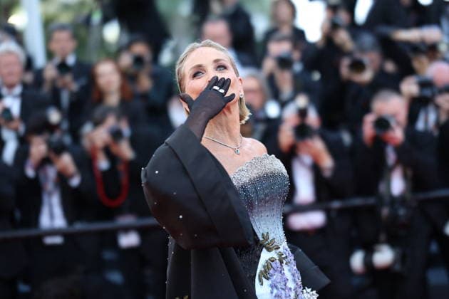 Internationale Filmfestspiele von Cannes, Fjord Premiere #2 Cannes - Fjord Red Carpet Sharon Stone attending the Fjord screening during the 79th annual Cannes Film Festival at Palais des Festivals on May 18, 2026 in Cannes, France. Photo by Jerome Domine ABACAPRESS.COM Cannes France  Copyright: xDominexJerome ABACAx