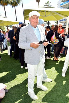 Internationale Filmfestspiele von Cannes, MBB Reception Medienboard Empfang Hanns Zischler beim MBB Reception Medienboard Empfang im Gardens of the Mondrian in Cannes am 17.05.2026 im Rahmen vom 79. Cannes Filmfestival in Cannes Medienboard Empfang in Cannes
