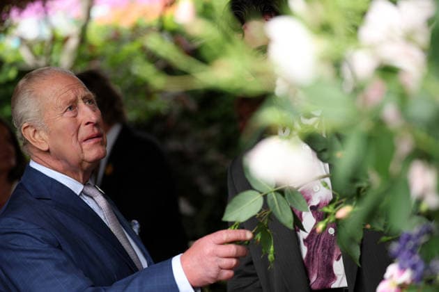 . 18 05 2026. London, United Kingdom. King Charles III and Queen Camilla at the Chelsea Flower Show in London.  xPoolx xi-Imagesx IIM-26784-0001