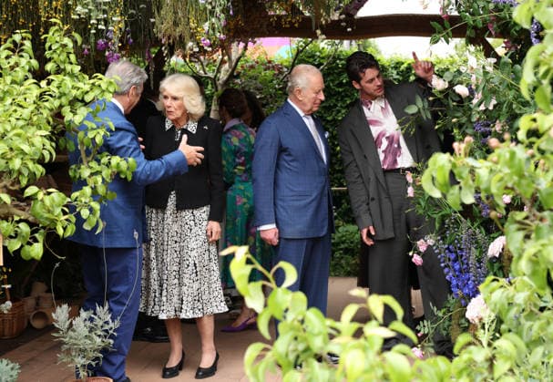 . 18 05 2026. London, United Kingdom. King Charles III and Queen Camilla at the Chelsea Flower Show in London.  xPoolx xi-Imagesx IIM-26784-0005