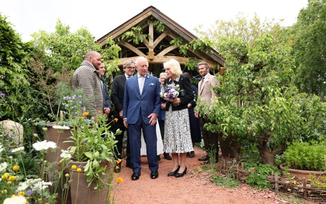 . 18 05 2026. London, United Kingdom. King Charles III and Queen Camilla at the Chelsea Flower Show in London.  xPoolx xi-Imagesx IIM-26784-0007