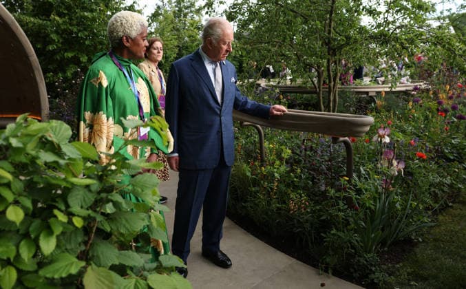 . 18 05 2026. London, United Kingdom. King Charles III and Queen Camilla at the Chelsea Flower Show in London.  xPoolx xi-Imagesx IIM-26784-0019