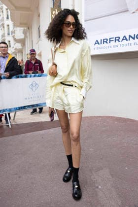Celebrity, Internationale Filmfestspiele von Cannes, Stars am Hotel Martinez #9 Cannes Cindy Bruna exits Martinez MP Cannes, France- May 18: Cindy Bruna arrives to the Martinez Hotel during 79th Festival of Cannes, on May 18, 2026 in Cannes, France. Photo by Marco Piovanotto Abacapress.com Cannes France  Copyright: xPiovanottoxMarco ABACAx