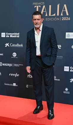 IV Edition of the Talía Awards of the Academy of Performing Arts of Spain Antonio Banderas during the gala of the Talía Awards of the Academy of Performing Arts of Spain, on May 18, 2026, in Madrid Spain The Talía Awards are the awards of the Academy of Performing Arts of Spain Presented annually, they recognize excellence in different fields of the performing arts in Spain PHOTOCALL PRIZES José Madrid Madrid Madrid Spain  Copyright: xJosÃ xOlivax 7533078
