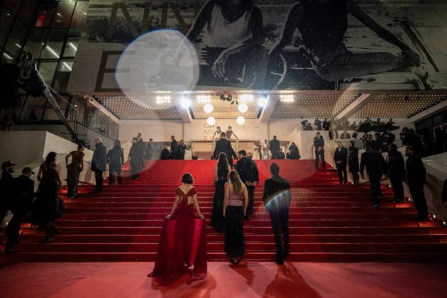 Cannes Her Private Hell Red Carpet EB Havana Rose Liu, Sophie Thatcher, Nicolas Winding Refn, Charles Melton, Kristine Froseth and Diego Calva attend the Her Private Hell screening during the 79th annual Cannes Film Festival at Palais des Festivals on May 18, 2026 in Cannes, France. Photo by Eliot Blondet ABACAPRESS.COM Cannes France France  Copyright: xBlondetxEliot ABACAx