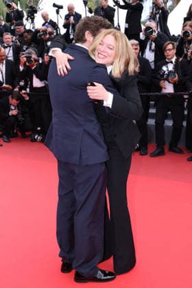 Cannes - Fjord Red Carpet JD Lea Seydoux and Niels Schneider attending the L Inconnue (The Unknown) screening during the 79th annual Cannes Film Festival at Palais des Festivals on May 18, 2026 in Cannes, France. Photo by Jerome Domine ABACAPRESS.COM Cannes France  Copyright: xDominexJerome ABACAx