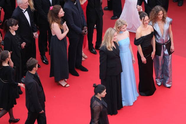 Natacha Régnier, Anastasia Andrushkevich, Tess Barthélemy, Romane de Stabenrath Montée des marches du film Fjord lors du 79ème Festival International du Film de Cannes, le 18 mai 2026 Franck Boutonnet Pool Bestimage Red carpet for Fjord at the 79th Cannes International Film Festival on May 18, 2026 Cannes France  Copyright: xFranckxBoutonnetx xPoolx xBestimagexFranckxBoutonnetx xPoolx xBestimagex