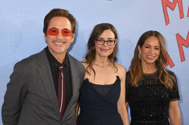 NEW YORK, NY- MAY 18: Robert Downey Jr., Lear DeBessonet and Susan Downey at the 2026 Lincoln Center Theater Spring Gala at the Vivian Beaumont Theater in Lincoln Center on May 18, 2026 in New York City. Copyright: xmpi099 MediaPunchx