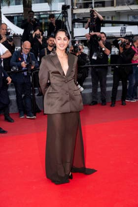79th Cannes Film Festival Red Carpet of the movie -L™Inconnue- Palais des Festivals - Cannes, France Barbara Pravi 79th Cannes Film Festival Red Carpet of the movie -L™Inconnue- Palais des Festivals - Cannes, France 18th May 2026 SGPItalia id 134688_082 *Not Exclusive  Copyright: xSGPx