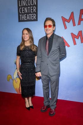 2026 Lincoln Center Theater Spring Gala Honoring Robert Downey, Jr. and Susan Downey in New York, USA - 18 May 2026 (L-R) Susan Downey and Robert Downey Jr. attend the 2026 Lincoln Center Theater Spring Gala honoring Robert Downey Jr. & Susan Downey at Vivian Beaumont Theatre at Lincoln Center. New York United States Copyright: xRonxAdarx xSOPAxImagesx _radar_lincoln_20260518_00034