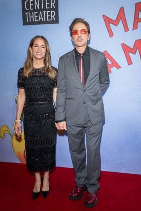 2026 Lincoln Center Theater Spring Gala Honoring Robert Downey, Jr. and Susan Downey in New York, USA - 18 May 2026 (L-R) Susan Downey and Robert Downey Jr. attend the 2026 Lincoln Center Theater Spring Gala honoring Robert Downey Jr. & Susan Downey at Vivian Beaumont Theatre at Lincoln Center. New York United States Copyright: xRonxAdarx xSOPAxImagesx _radar_lincoln_20260518_00046