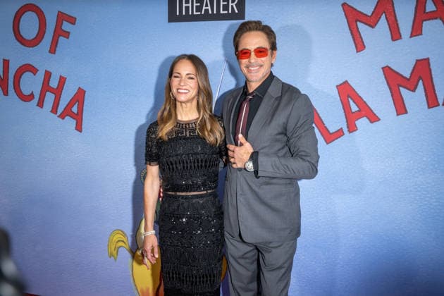 2026 Lincoln Center Theater Spring Gala Honoring Robert Downey, Jr. and Susan Downey in New York, USA - 18 May 2026 (L-R) Susan Downey and Robert Downey Jr. attend the 2026 Lincoln Center Theater Spring Gala honoring Robert Downey Jr. & Susan Downey at Vivian Beaumont Theatre at Lincoln Center. New York United States Copyright: xRonxAdarx xSOPAxImagesx _radar_lincoln_20260518_00079