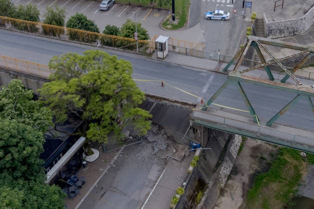 Collapse at GradiÅ¡ka border bridge over Sava River An aerial view shows the collapsed section of the cross-border bridge over the Sava River at the GradiÅ¡ka border crossing in Bosnia and Herzegovina, on May 19, 2026. The border crossing and nearby traffic were temporarily closed after part of the bridge collapsed shortly after midnight, with no injuries reported.  DejanxRakita PIXSELL