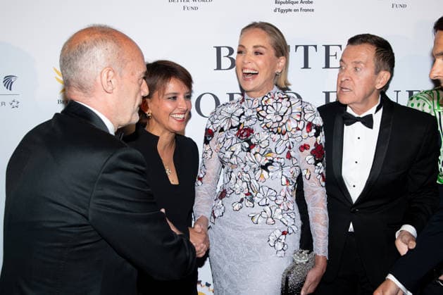 79ème Festival International du Film de Cannes Soirée Better World Fund Gala Gilles Muzas, Najat Vallaud Belkacem, Sharon Stone, Manuel Collas de La Roche, Olga Kurylenko, Jules Errard attend The Better World Fund Gala Cannes 2026 on May 18, 2026 in Cannes, France 456373 2026 05 18  Copyright: xL.Urmanx xStarfacex STAR_456373_021
