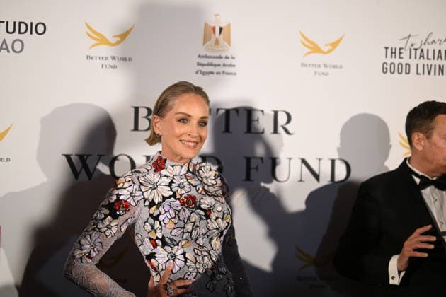 79ème Festival International du Film de Cannes Soirée Better World Fund Gala Sharon Stone attend The Better World Fund Gala Cannes 2026 on May 18, 2026 in Cannes, France 456373 2026 05 18  Copyright: xL.Urmanx xStarfacex STAR_456373_031