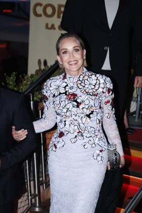 IPA84855533 - Cannes, 79th Cannes Film Festival 2026 - Arrivals at the Better World Fund Gala 2026 during Cannes Film Festival 79. Pictured: Sharon Stone walks along the Croisette.  Copyright: xAlessandroxBremecx xx 84855533