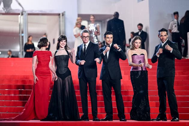 79th Cannes International Film Festival Montée des marches du film Her Private Hell 79th International Cannes Film Festival Red Carpet for Her Private Hell movie 456380 2026 05 18 Cannes France Liu, Havana Rose Thatcher, Sophie Froseth, Kristine Melton, Charles Calva, Diego Winding Refn, Nicolas  Copyright: xEstellexCarlierx xStarfacex STAR_456380_026
