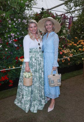 Celebrities At The RHS Chelsea Flower Show 2026 Press Day In London Natalie Rushdie and Laura-Ann Barr seen attending the RHS Chelsea Flower Show 2026 Press Day in London London United Kingdom Copyright: xBrettxCovex xSOPAxImagesx Natalie Laura-Ann BDC_4498