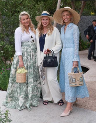 Celebrities At The RHS Chelsea Flower Show 2026 Press Day In London Natalie Rushdie, Louise Pentland and Laura-Ann Barr seen attending the RHS Chelsea Flower Show 2026 Press Day in London London United Kingdom Copyright: xBrettxCovex xSOPAxImagesx Natalie Louise Laura-Ann BDC_4630